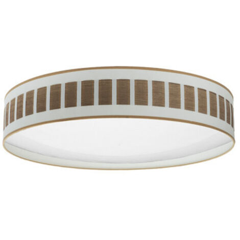 FABRILAMP Plafon 96w Ivanna Blanco-madera Oscura 7488lm 3000k,4000k,6500k 14x60x60 Cm