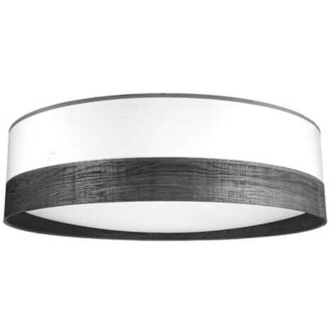 FABRILAMP Plafon 96w Olga Blanco/mad.negra 7488lm 14x60x60 Cm 3000-4000-6500k