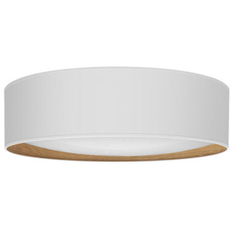 FABRILAMP Plafon 96w Tania Blanco/madera Clara 14x60x60 Cm 7488lm 3000k,4000k,6500k