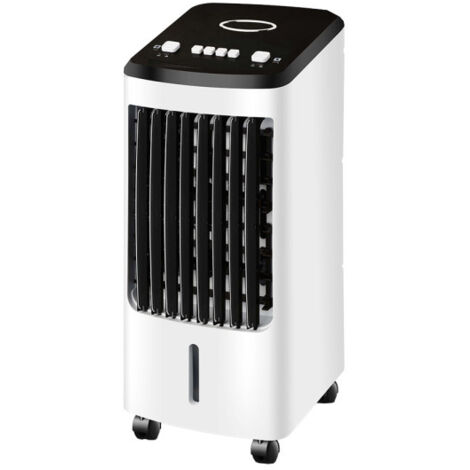 Fabrilamp – Rafraîchisseur d'air portable 80W – Réservoir 4L – 3 vitesses – Oscillant – Dimensions 57x26,5x23 cm – Idéal pour pièces et terrasses