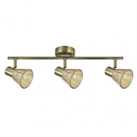 FABRILAMP  Regleta Cooper 3xe14 Cuero 16x48,5x8,5 Cm