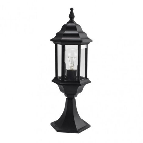 FABRILAMP Sobremuro de Exterior en Aluminio Negro modelo Pollux Ip44