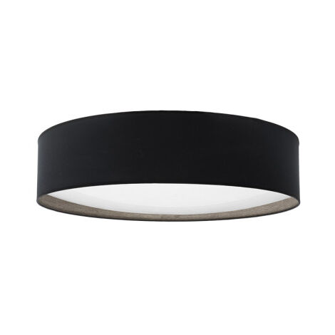 FABRILAMP Soffitto 96w Tania Nero/Grigio Legno 14x60x60 Cm 7488lm 3000k,4000k,6500k
