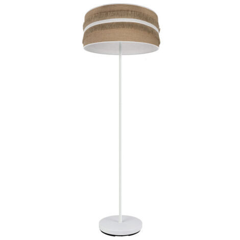 FABRILAMP Sol Salon Natalia 1xe27 Blanc/sac blanc 164x40x40 Cm
