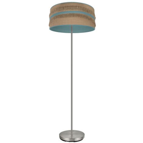 FABRILAMP Sol Salon Natalia 1xe27 Niquel/sac-turquoise 164x40x40 Cm
