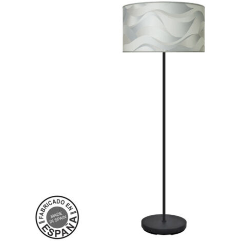 FABRILAMP Stehleuchte de Stehleuchte Moda 1xe27 Schwarz/ola Grau