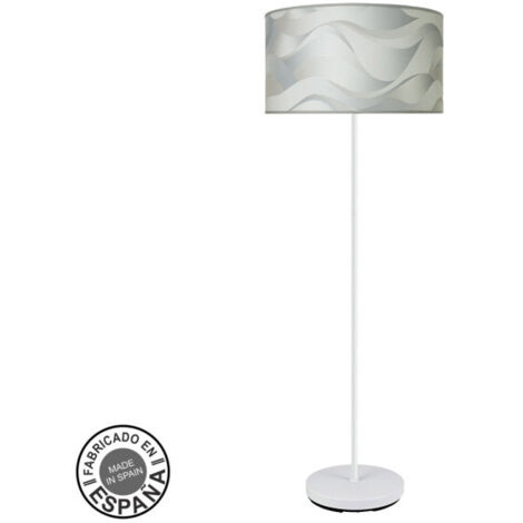 FABRILAMP Stehleuchte de Stehleuchte Moda 1xe27 Weiß/ola Grau