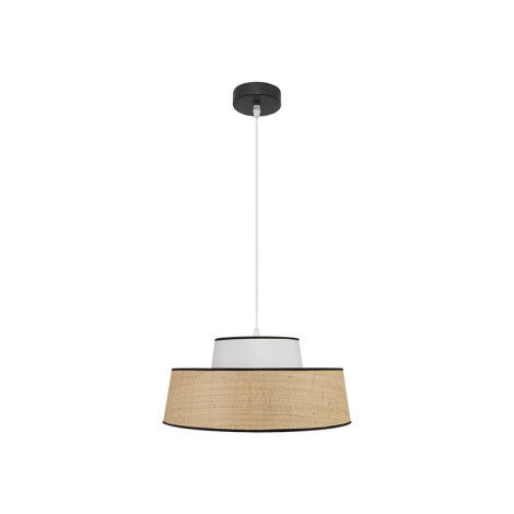 FABRILAMP Suspension réglable Jia 1 lumière Naturel/blanc