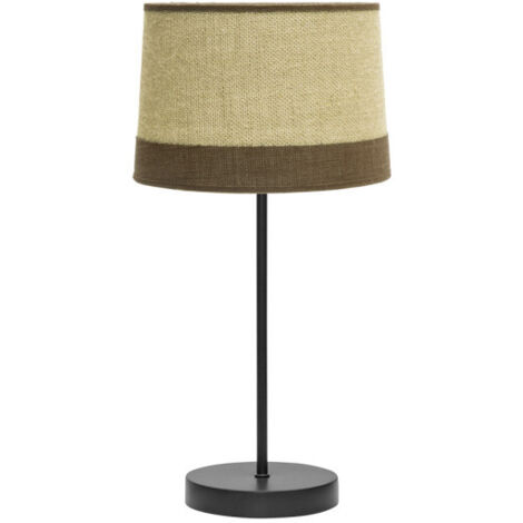 FABRILAMP Tischleuchte de Modell Tietar in der Ausführung Saco/Braun