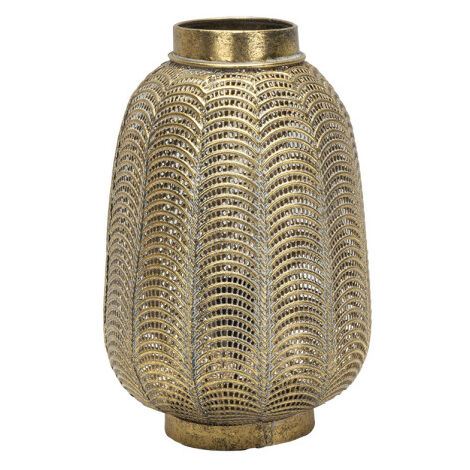 FABRILAMP Trikala Aged Leather Tischlampe 1xe27 39x25x25cm