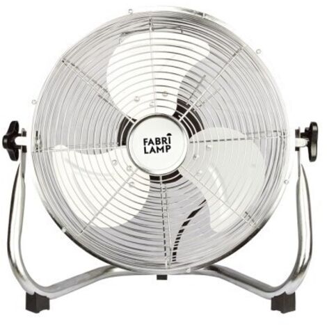 FABRILAMP VENTILADOR SUELO LIBIS 3 ASPAS 107CM 60W CROMO INDUSTRIAL