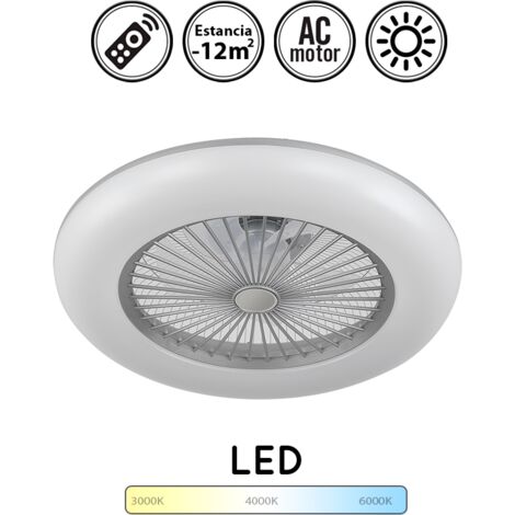 FABRILAMP ventilador techo peri 72w plata 5 aspas , Ventilador techo PERI 72w plata 5 aspasVentilador serie PERI de color plata Realizado en metal y policarbonato. -Diseño