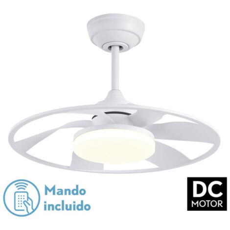 FABRILAMP Ventilator Dc Celsius 26w White 6 Blades 55d 2950lm 3000-4000-6500k 6vel. Fernbedienung, Speicher & Timer