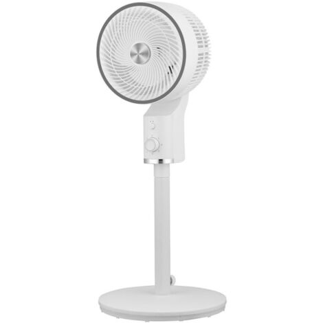 FABRILAMP Ventilator De Pie Talamo Weiß/Chrom 50w 3vel Regx33x33cm Oszillierend Fest Und Drehend