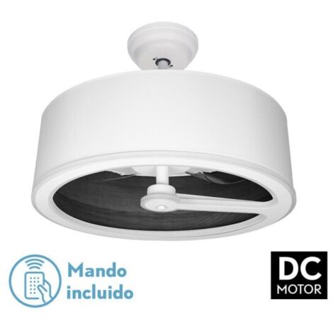 FABRILAMP Ventilatore Dc Tatiana 110w Bianco/nero 3 Lame 62d 3000-4000-6000k 9350lm Telecomando, memoria, timer
