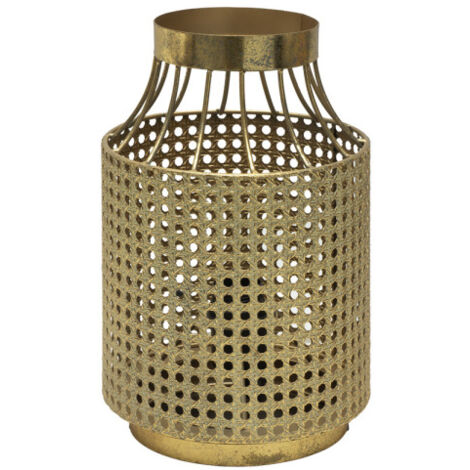 FABRILAMP Vizela Tischleuchte, Antik Gold 20d