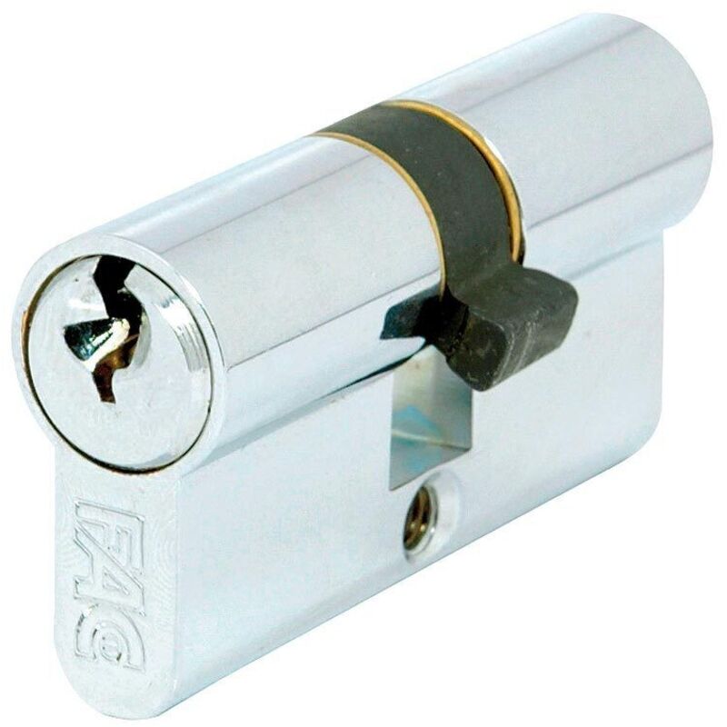 Cylindre FAC Clé dentée 71-f 35x35 Nickelé 13,5 mm.