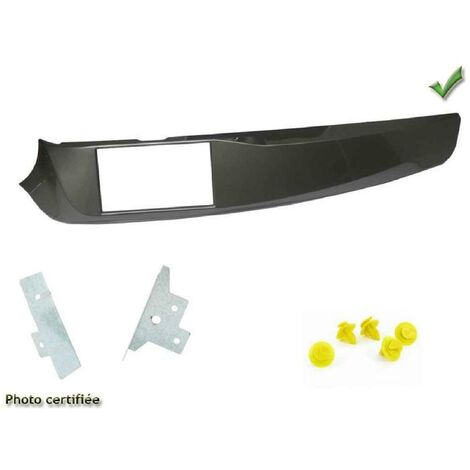 Facade 2 DIN Alfa Giulietta 10-14 Argent remplacement de la console Origine