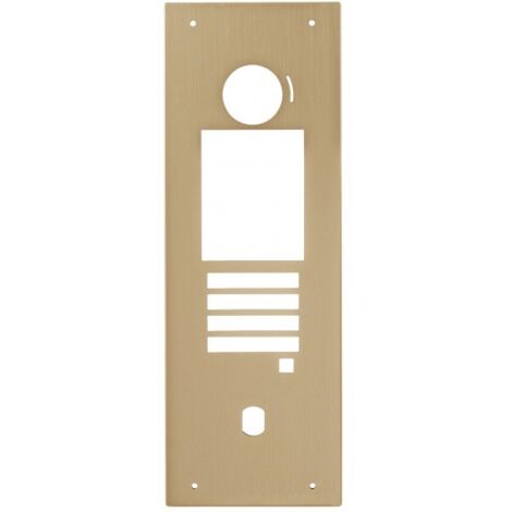 Façade aluminium anodisé champagne pour gtdmblvn PGTBCH AIPHONE 200269
