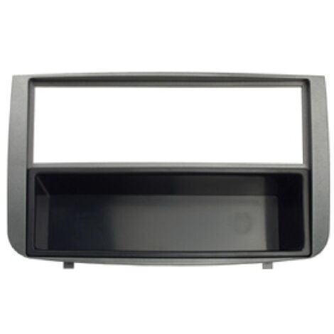 Facade Autoradio 1Din compatible avec Alfa Romeo 147 - argent fonce - avec vide poche - RAF4105A