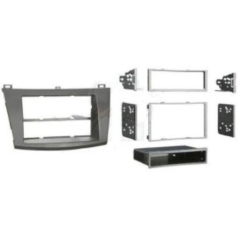 Facade autoradio 1DIN compatible avec Mazda 3 ap09 - avec vide poche