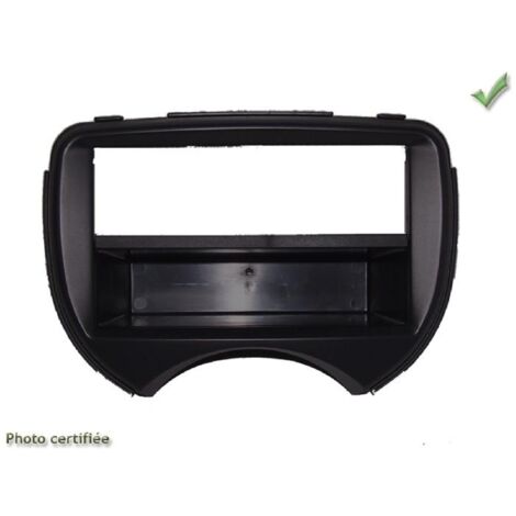 Facade autoradio 1DIN compatible avec Nissan MICRA 2011-2013 - NOIR