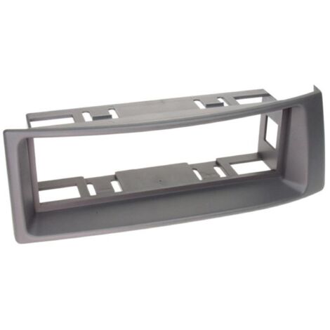 Facade autoradio 1DIN compatible avec Renault Megane 1 et Scenic 96-02 - Gris - RAF2600A