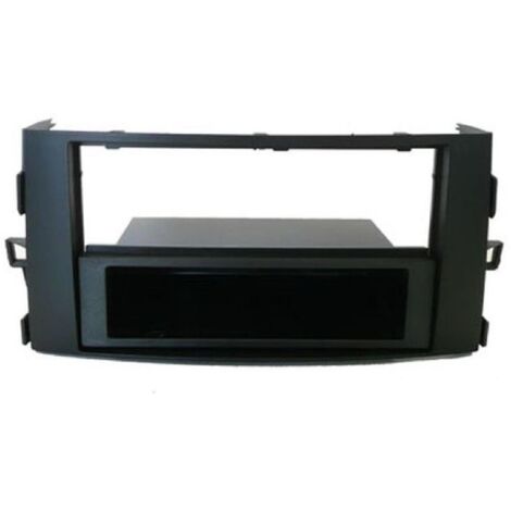 Facade autoradio 1DIN compatible avec TOYOTA AURIS 07-12 - avec vide poche