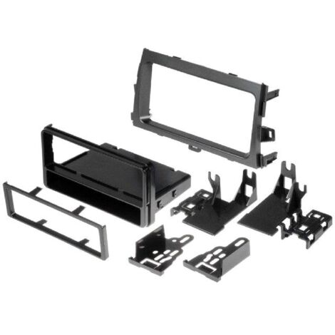 Facade autoradio 1DIN compatible avec Toyota Corolla ap08 - avec vide-poche