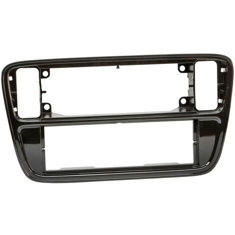 Facade autoradio 1DIN compatible avec VW UP AA-AAN 11-17 Noir brillant