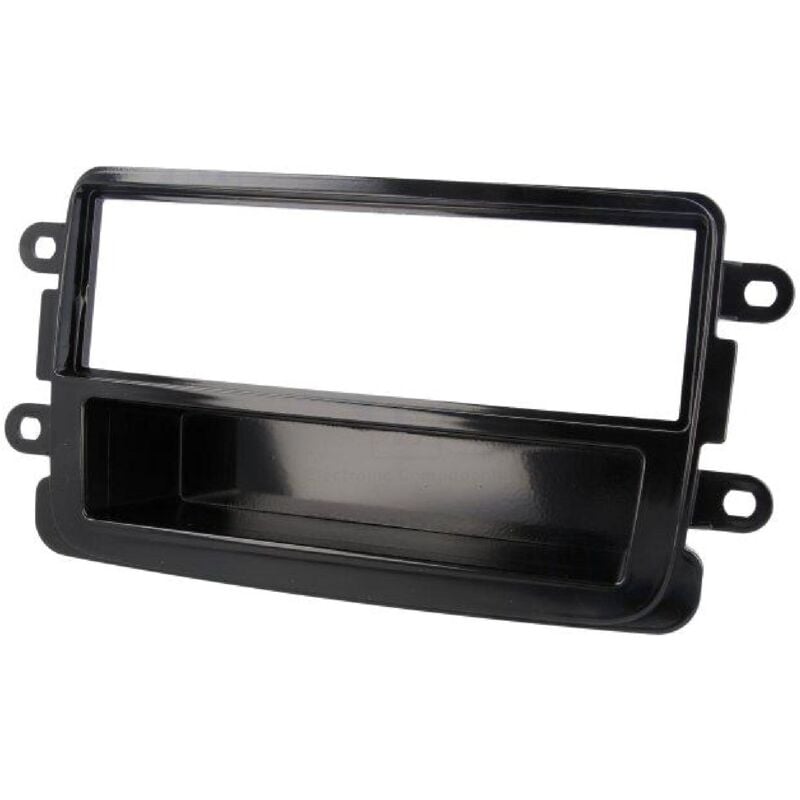 Adnauto - Facade Autoradio FA262E compatible avec Dacia - Noir brillant