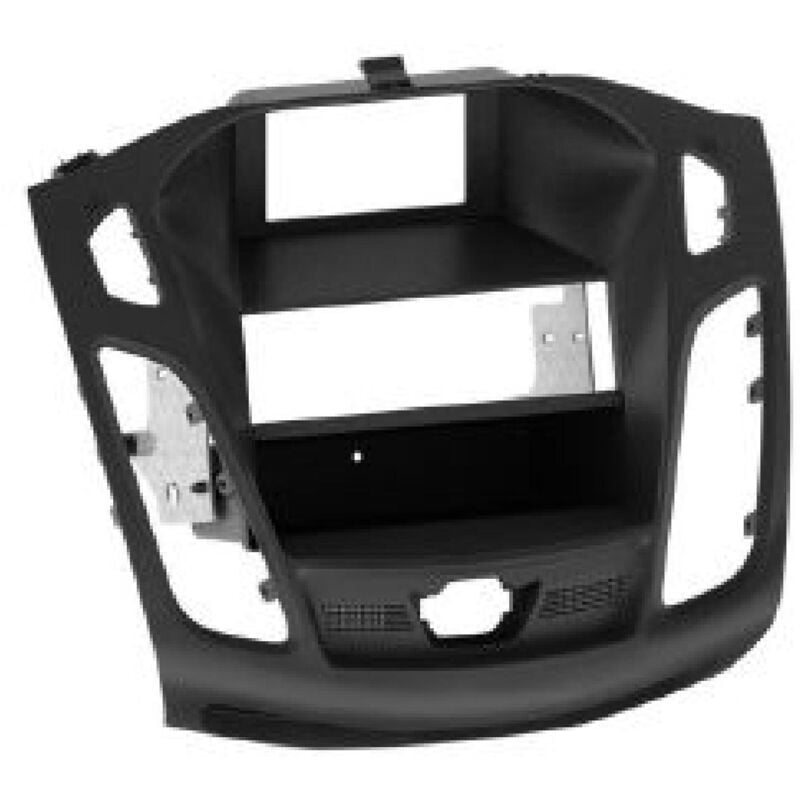 Facade autoradio 1DIN compatible avec ford Focus ap11 - Noir - avec vide poche