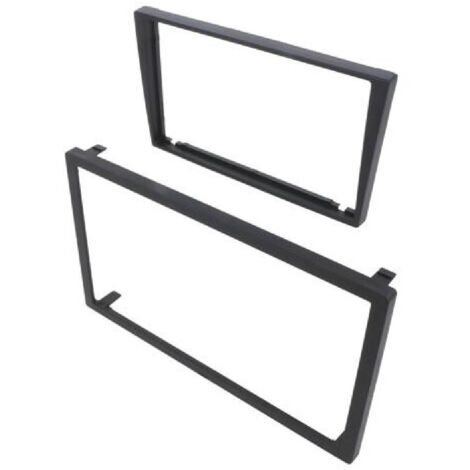 Facade autoradio 2DIN avec contour FA100V compatible avec Opel Renault Suzuki - noir