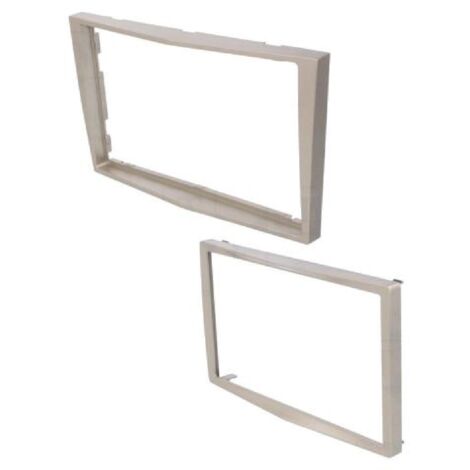 Facade autoradio 2DIN avec contour FA152.2B compatible avec Opel Antara Astra Corsa Zafira - champagne