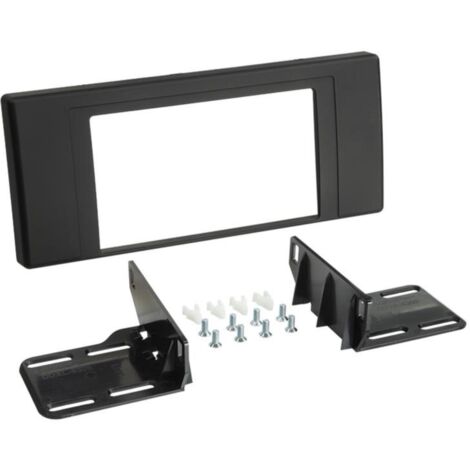 Facade autoradio 2DIN compatible avec BMW X5 E53 00-06 Noir