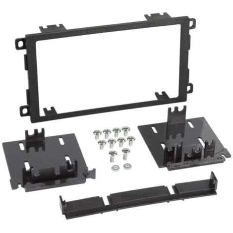Facade autoradio 2DIN compatible avec Cadillac Chevrolet Hummer ap99 Noir