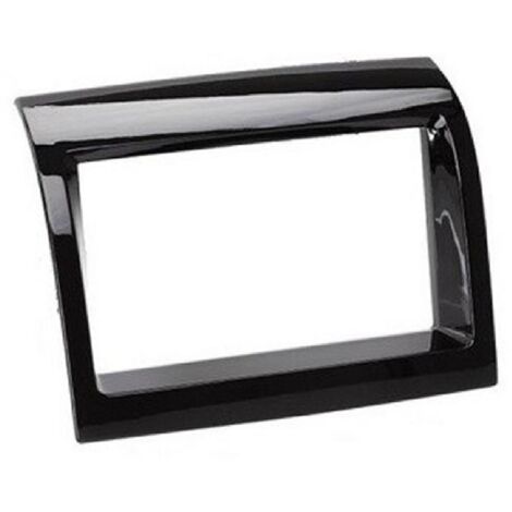 Facade autoradio 2Din compatible avec Citroen Jumper 11-15 - Noir laque