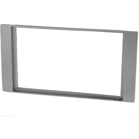 Facade Autoradio 2DIN compatible avec Ford 04-10 - Argent