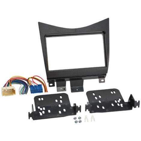 Facade autoradio 2DIN compatible avec Honda Accord 03-07 Black