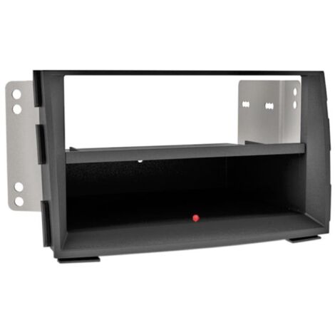 Facade autoradio 2DIN compatible avec Kia Venga ap09 Avec Vide poche Induction Qi Noir