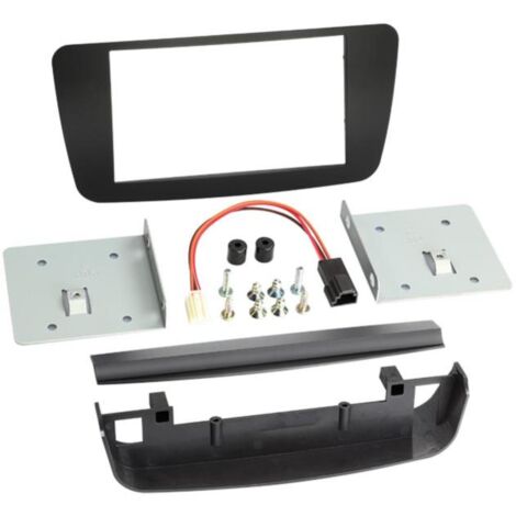 Facade autoradio 2DIN compatible avec Mercedes W176 classe ap13 Noir