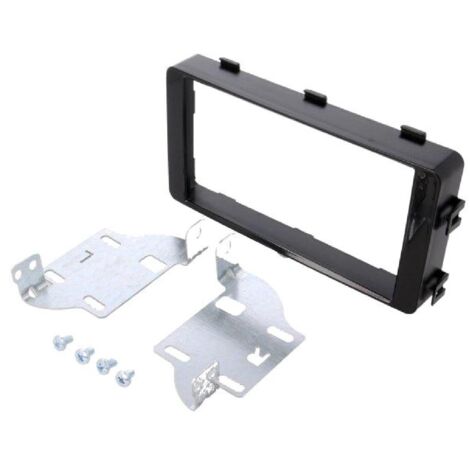 Facade autoradio 2DIN compatible avec Mitsubishi Outlander ap12 - Noir