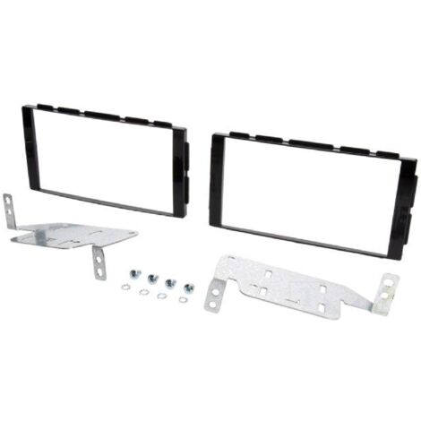 Facade autoradio 2DIN compatible avec Nissan Juke 14-19 - Noir brillant
