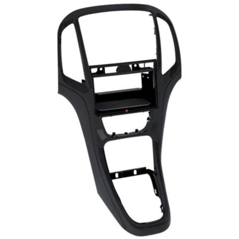 Facade autoradio 2DIN compatible avec Opel Astra ap09 Avec Vide poche Induction Qi Noir perle