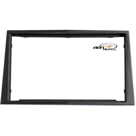 Facade autoradio 2Din compatible avec Opel Astra H ap04 - Argent Mat