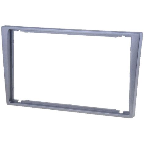 Facade autoradio 2Din compatible avec Opel Renault Suzuki - gris