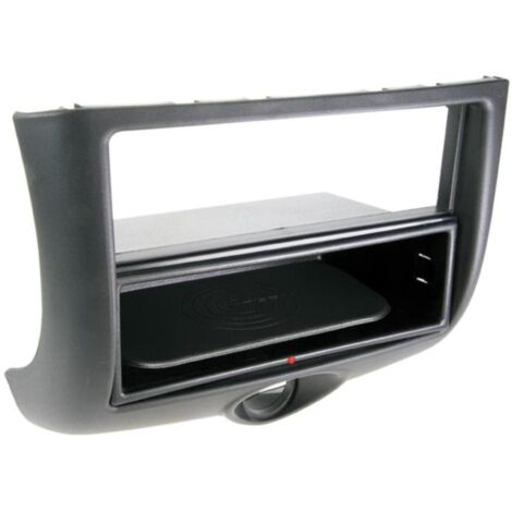 Facade autoradio 2DIN compatible avec Toyota Yaris 99-03 Avec vide poche Induction Qi Noir