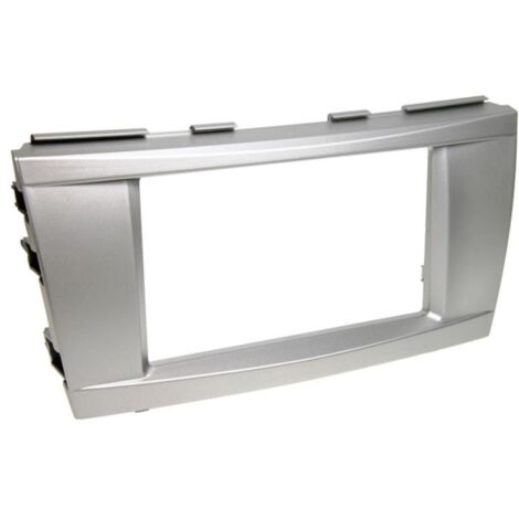 Facade autoradio 2DIN compatible Toyota Camry ap06 Argent