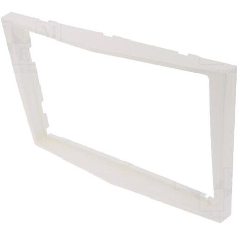 Facade autoradio 2DIN FA152.1F compatible avec Opel Astra ap03 Vivaro ap07 Zafira ap04 - blanc perle
