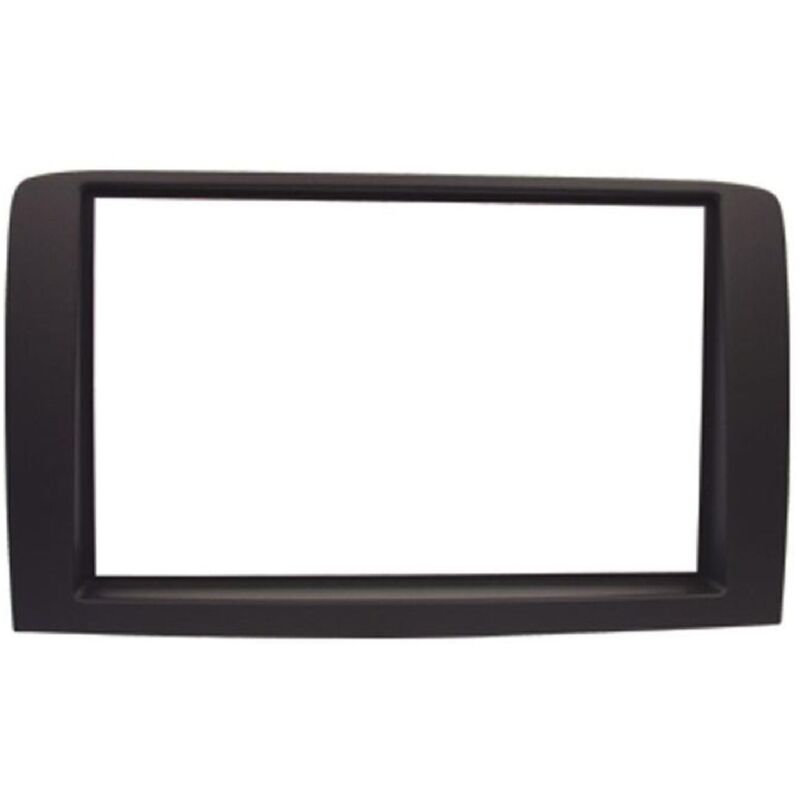 Facade autoradio 2DIN compatible avec Fiat Idea ap05 - Gris Anthracite